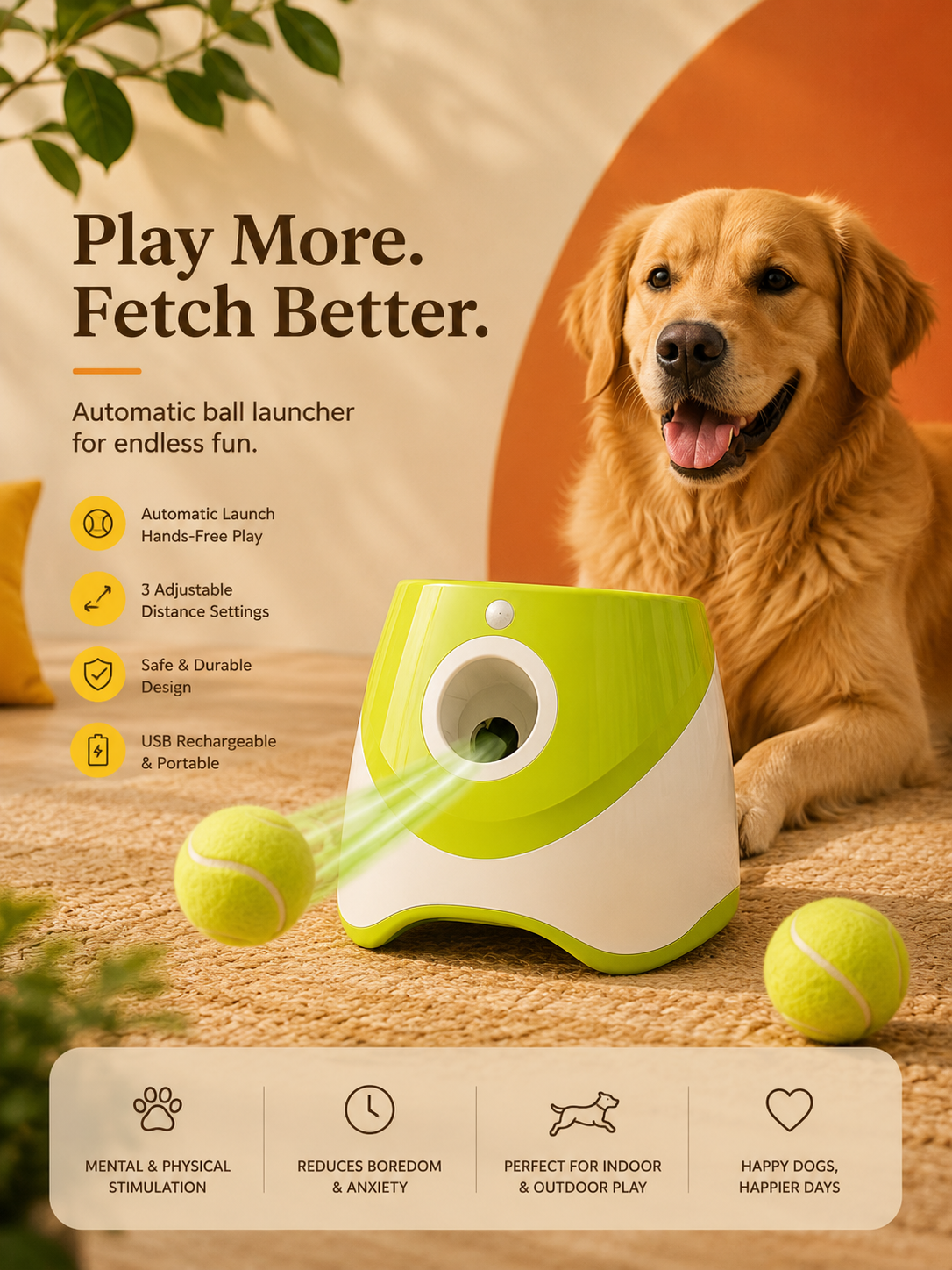 Automatic Throwing Ball Launcher